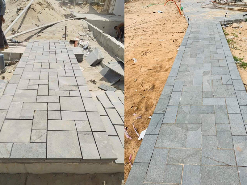 Đá bazan lát sân Nbstone 04