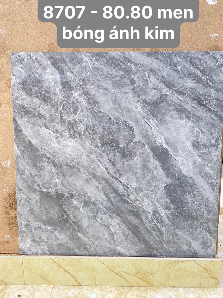 Gạch men bóng ánh kim 8707 KT80x80
