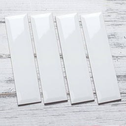 Gạch thẻ trắng bóng vát KT 75x300mm M75300X