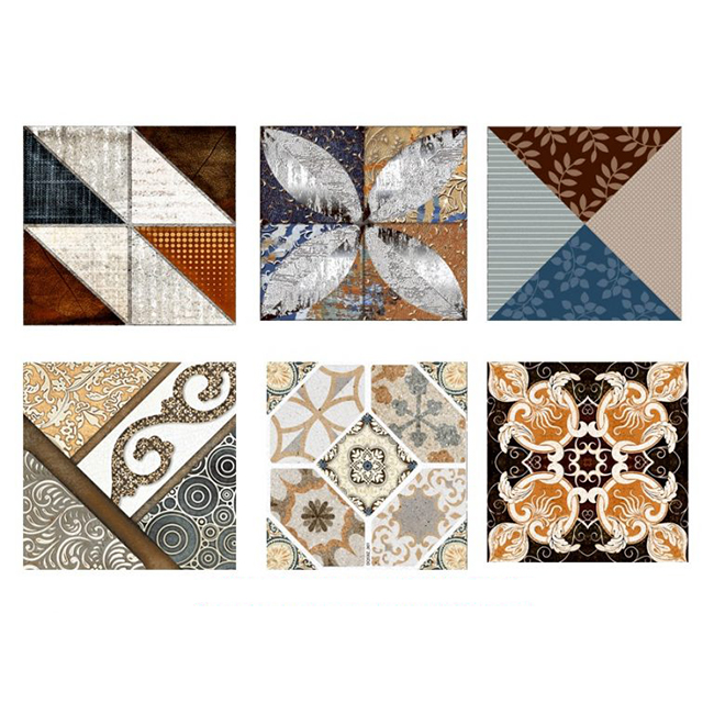 Gạch Bông 150x150 Men Bóng Mix P18007