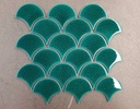 Mosaic vảy cá xanh rạn kt vỉ 273*290 XFB90011