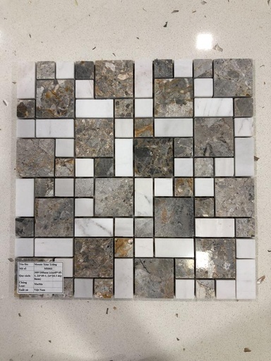 [Ref 17] Mosaic đá marble chip 50x50x15mm DA_MARBLECHIP50