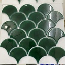 Gạch Mosaic vảy cá xanh men bóng GP-FT110GR