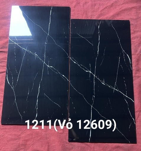 Gạch 60x120cm đen sét trắng HH1211