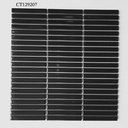 Gạch mosaic thẻ que đen CT129207
