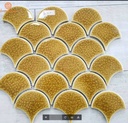 Mosaic vảy cá vàng rạn KT vỉ 273*290 XFB90070