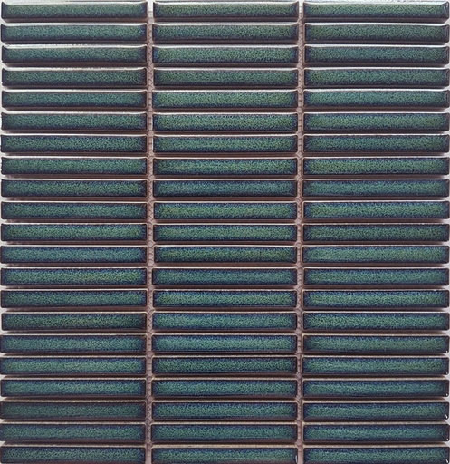 Gạch mosaic que xanh lá size 15*145mm mã 145TTEB-D77