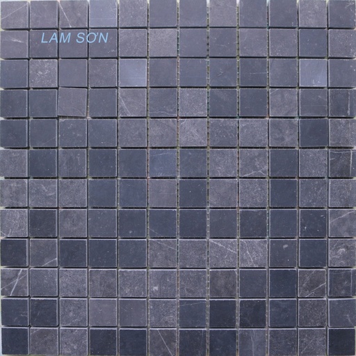 [Ref 267] Đá Mosaic Đen Mờ 23mm 300x300