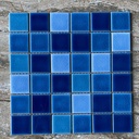 Mosaic gốm mix men rạn đơn 4 màu 
MSG48067