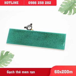 Gạch gốm men rạn 60x200 xanh ngọc 602003
