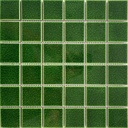 Mosaic gốm men rạn 48*48*6xanh lá MHG939