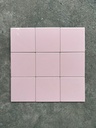 Gạch thẻ màu hồng 100x100mm mã M1116