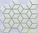 Gạch mosaic thoi xám bóng 48x82x6mm mã EO51508