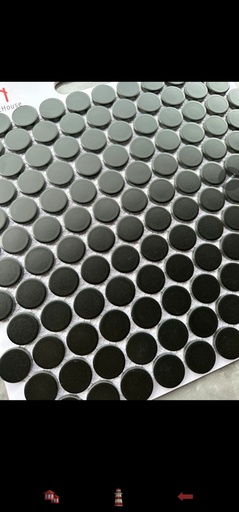 Mosaic gốm chấm bi CB09