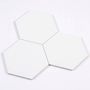 Gạch lục giác màu trắng 200x230*115mm M23200