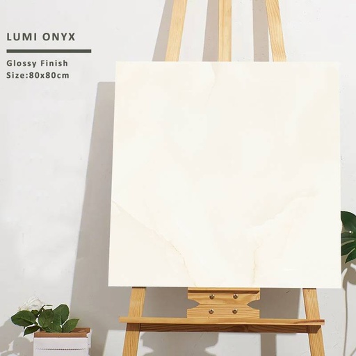 Gạch khổ lớn cao cấp nhập khẩu Ấn Độ men bóng 800x800mm [Lumi Onyx_8080]