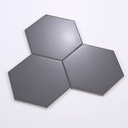 Gạch thẻ lục giác xám đậm 200x230x115mm M23203