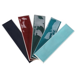 Gạch Thẻ Ốp Tường Trang Trí Màu Xanh Da Trời Nhạt Bề Mặt Bóng 3D Cho Phòng Tắm Và Nhà Bếp 68x280mm M6804H-A