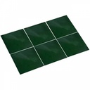 Gạch thẻ vuông bóng xanh đậm KT 100x100mm M1112