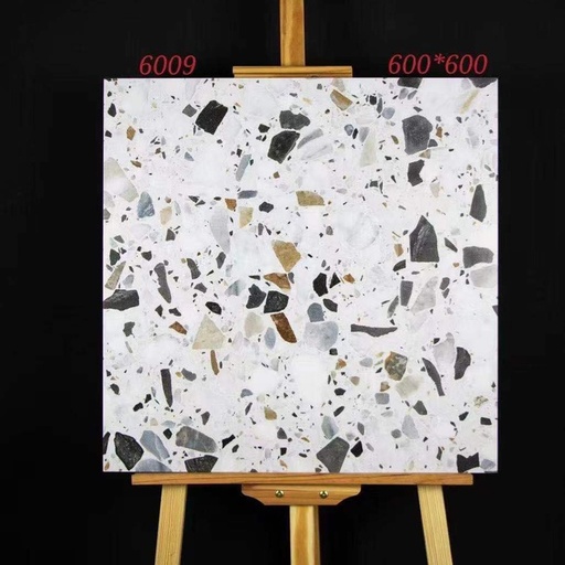 [6009] Gạch Terrazzo 600x600mm Men Matt 6009
