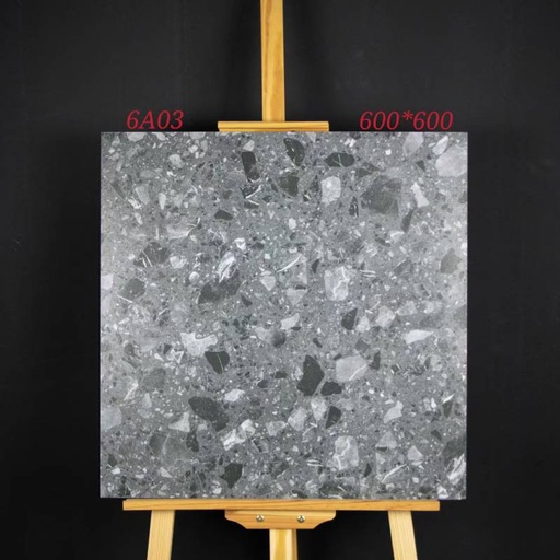 [6A03] Gạch Terrazzo 600x600 Men Matt 6A03