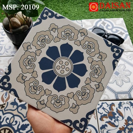 [20109] Gạch Bông 200x200 Men Matt 20109