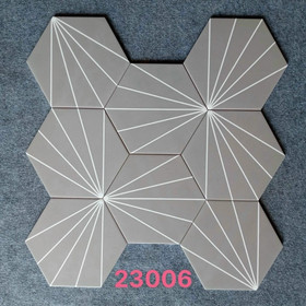 [23006] Gạch Bông Lục Giác 230x200x115mm mã 23006