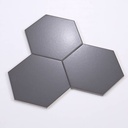 Gạch lục giác men mờ màu xám đậm 230x200x115mm M23203