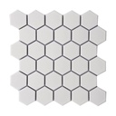 Gạch Mosaic Lục Giác Trắng Mờ 48x48x6mm 5601M