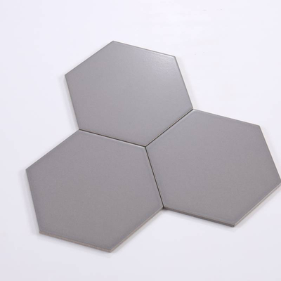 [M23202-B] Gạch lục giác men mờ màu xám 230x200x115 mm M23202-B